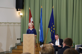 Eesti ja Läti välisministrite kohtumine Valga Gümnaasiumis