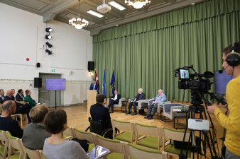 Eesti ja Läti välisministrite kohtumine Valga Gümnaasiumis