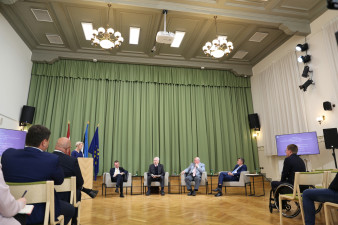 Eesti ja Läti välisministrite kohtumine Valga Gümnaasiumis