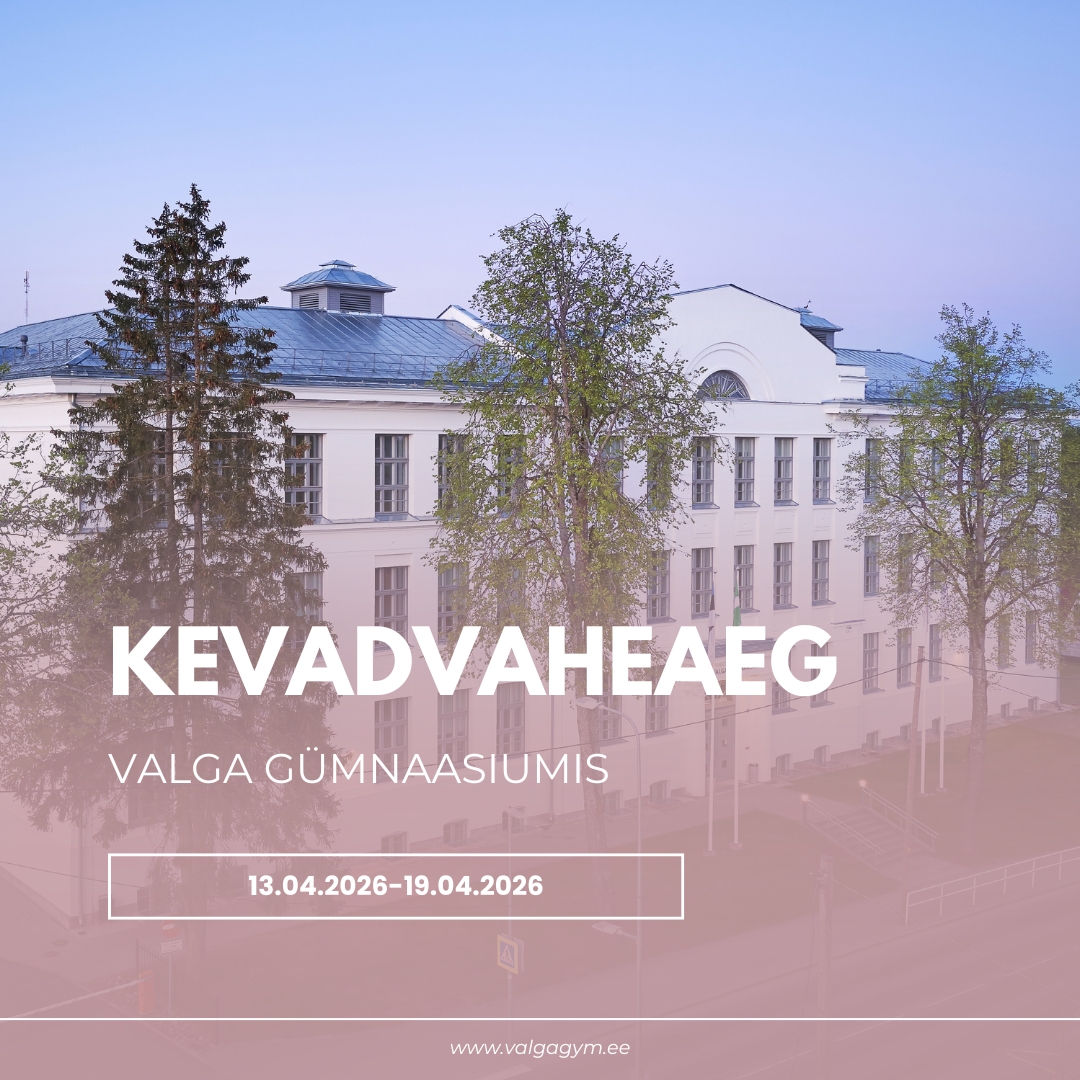 Koolimaja lahtiolekuajad kevadvaheajal